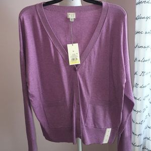 NWT A New Day Lilac Cardigan Pockets! 🌸